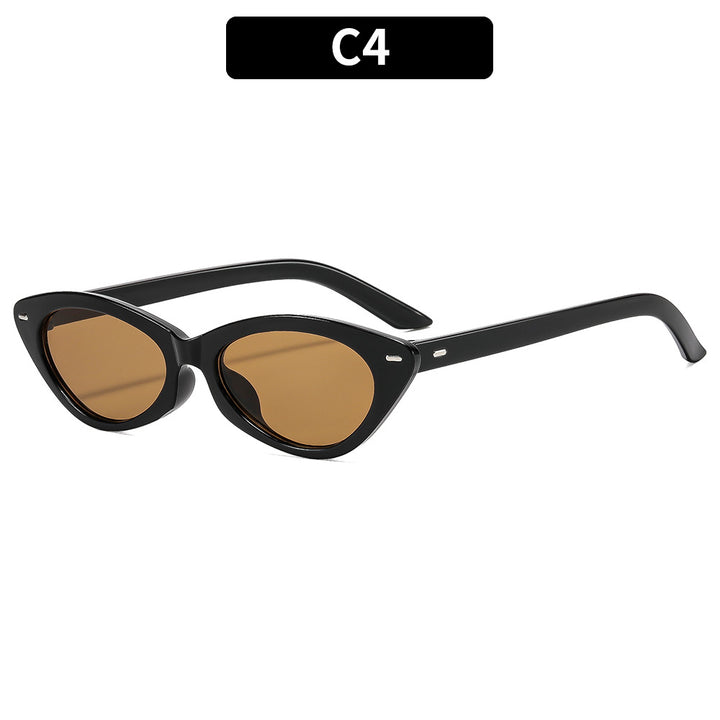 Vintage-inspirierte Katzenaugen-Sonnenbrille Eleganter Look