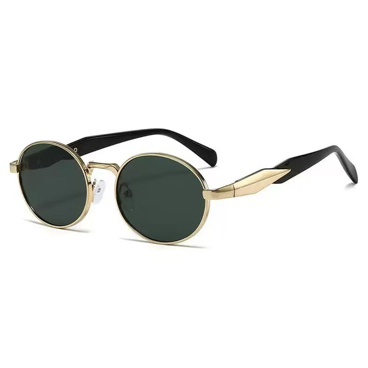 Elegante Modische Ovale Rahmen Sonnenbrillen Karnz