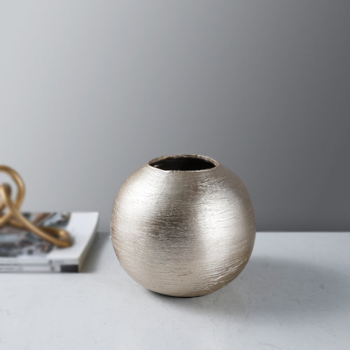 Zeitgenössische dekorative runde Vase