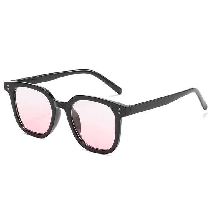 Stilvolle breite quadratische Sonnenbrille Karnz