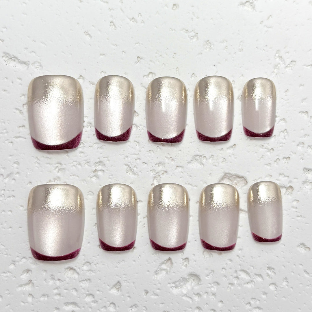Elegantes Press-On-Nageldesign-Set