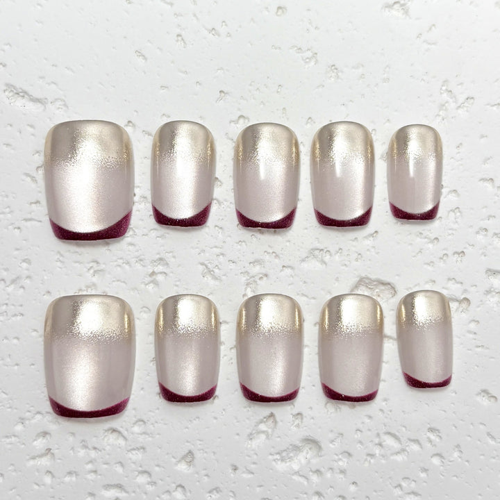 Elegantes Press-On-Nageldesign-Set