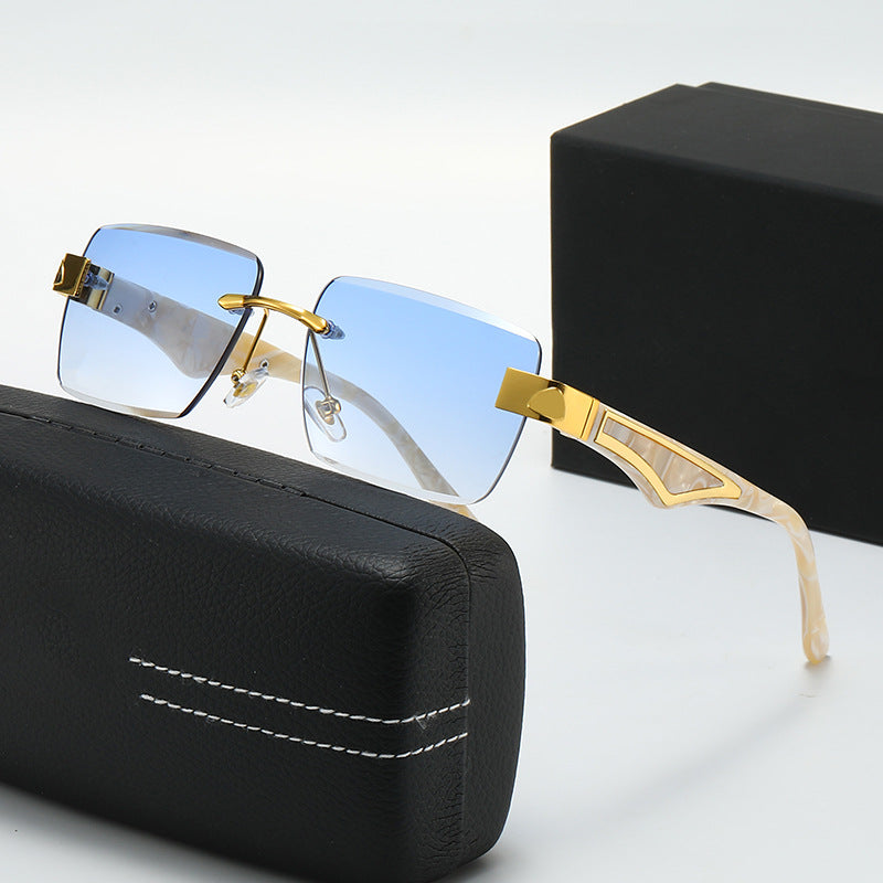 Damen modische Brille mit quadratischem Rahmen Karnz