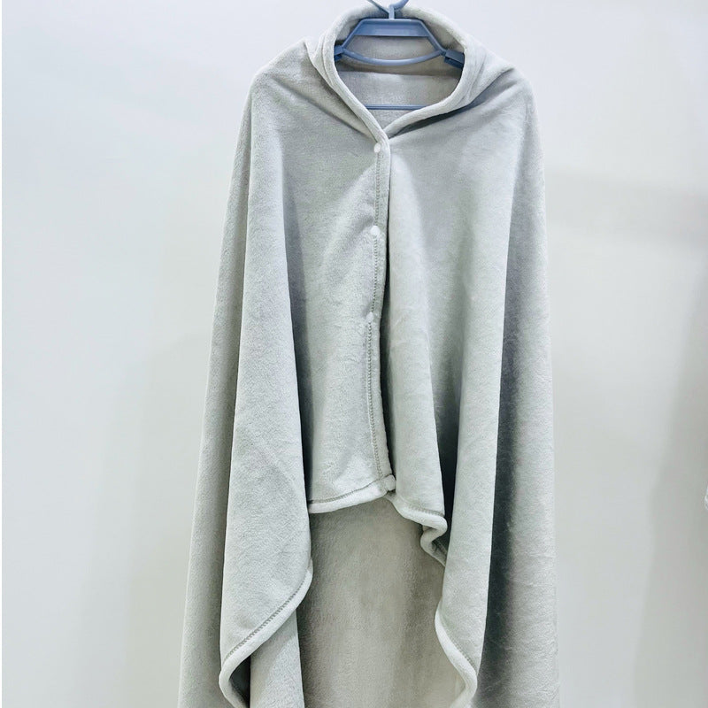 Gemütliche Fleece-Kapuzen-Decke