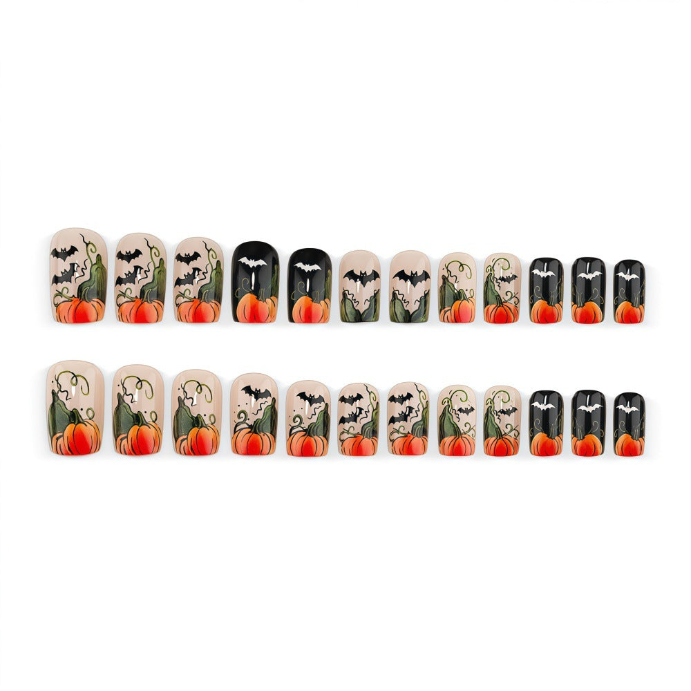 Kunstnagelset mit Halloween-Motiv Karnz