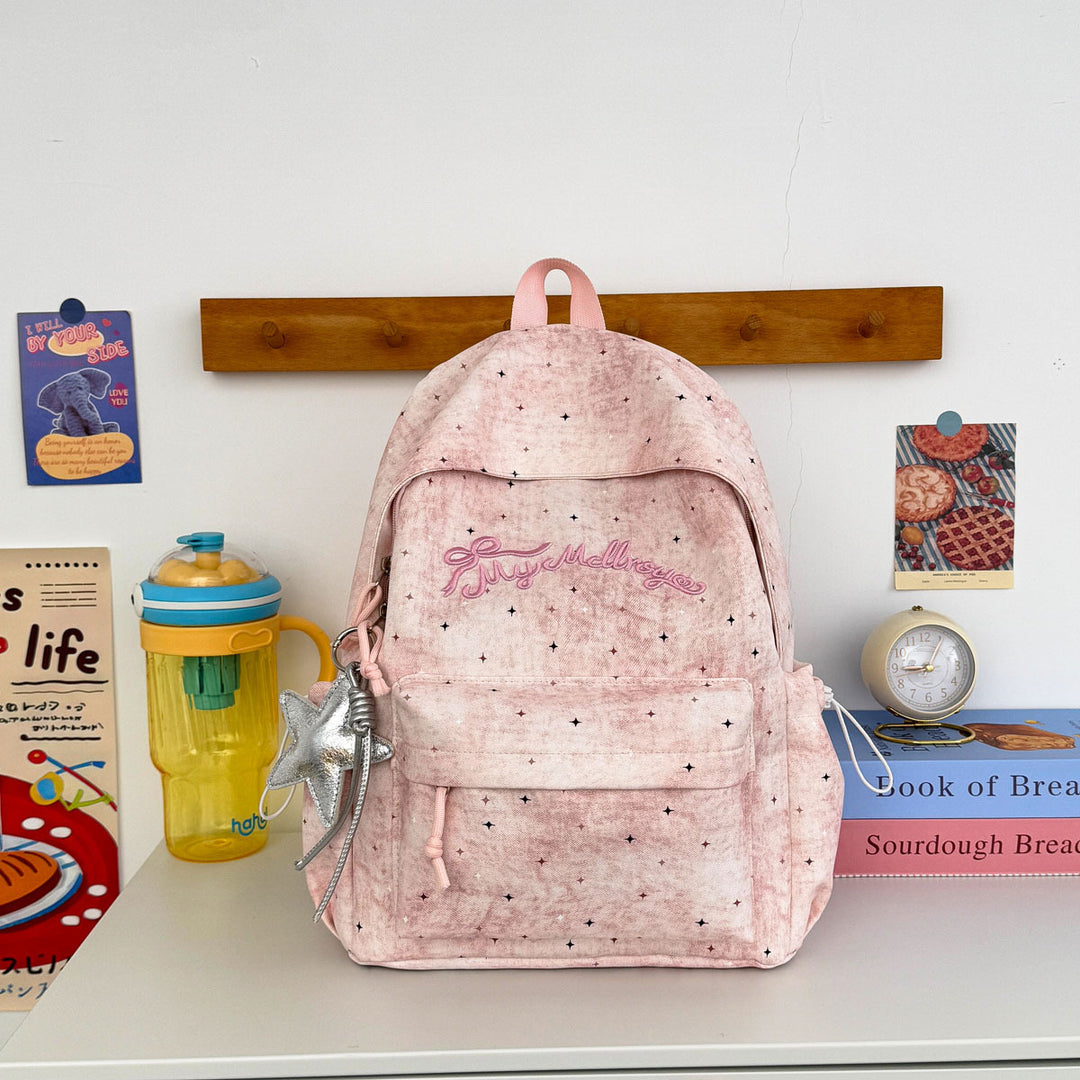 Stylische lässige gestickte Rucksack Karnz