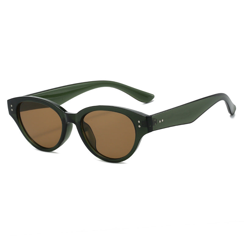 Damen Cat-Eye Sonnenbrille mit retro-inspirierter Rahmenstruktur Karnz