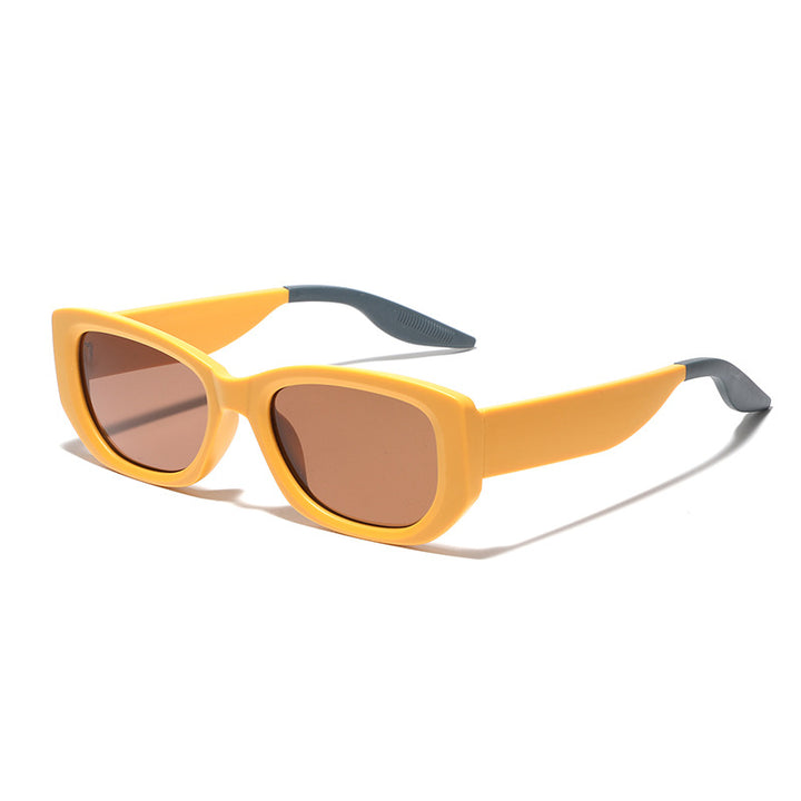 Damen modische Luxus-Sonnenbrille mit kantigem Design Karnz