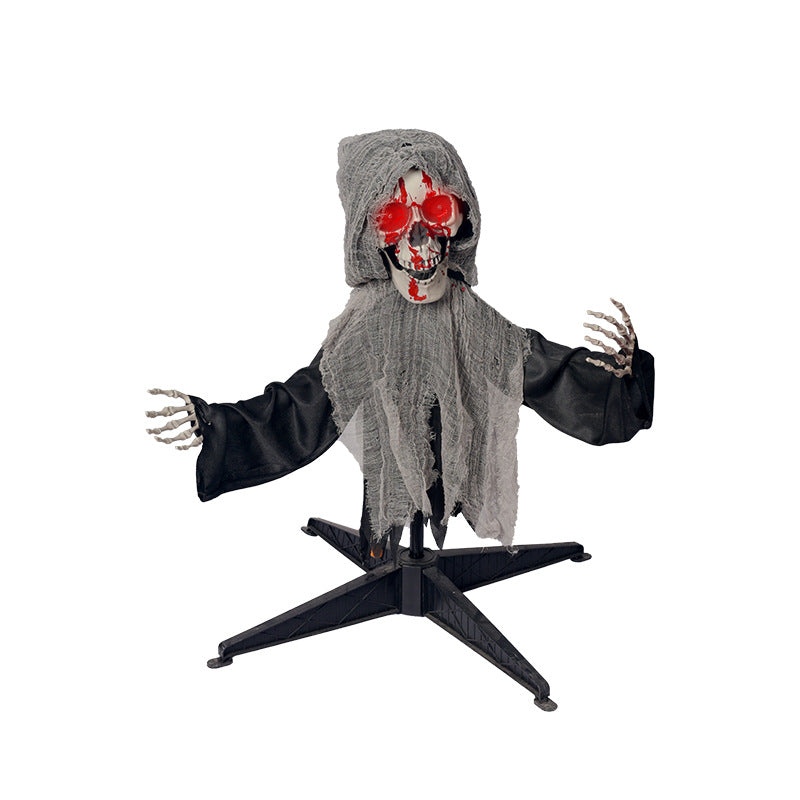 Animierte gespenstische Skelettfigur Karnz