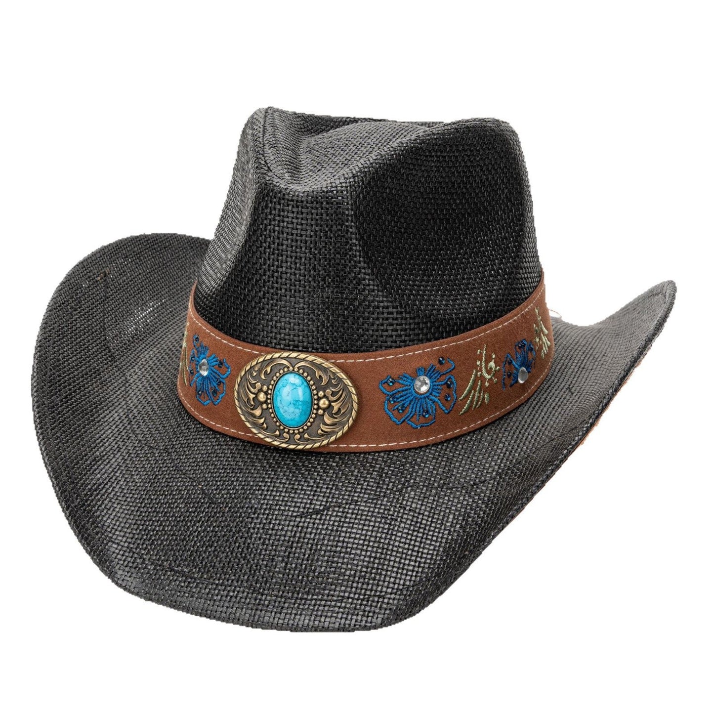Stroh Kurzvisier Cowboyhut – Western Stil | Karnz