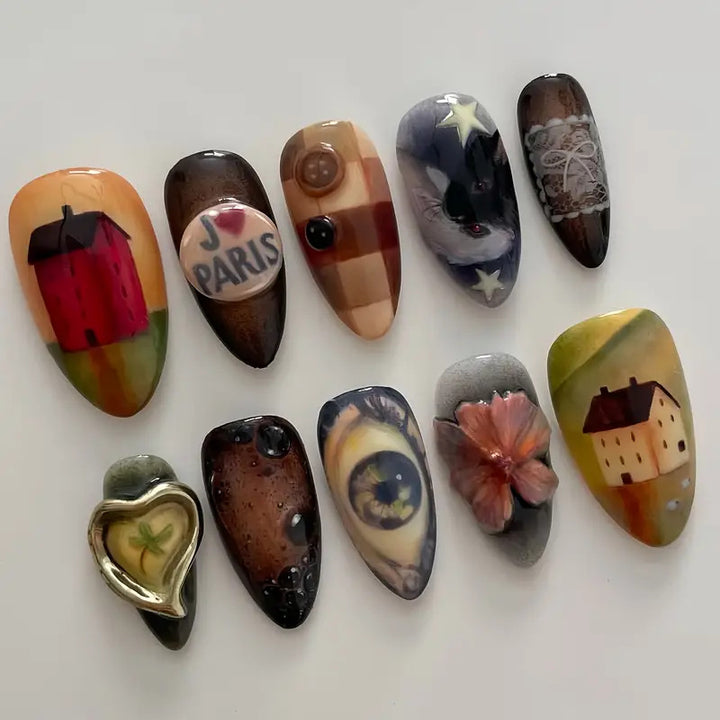 Künstlerisches Nageldesign Karnz
