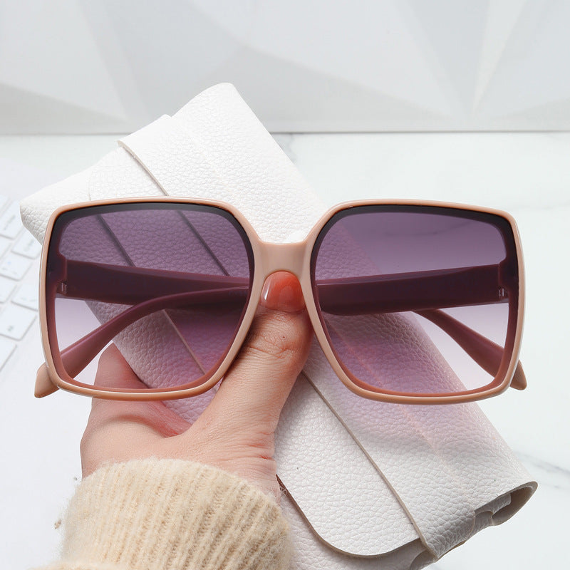 Damen oversized Sonnenbrille im modernen Schildpatt-Design Karnz