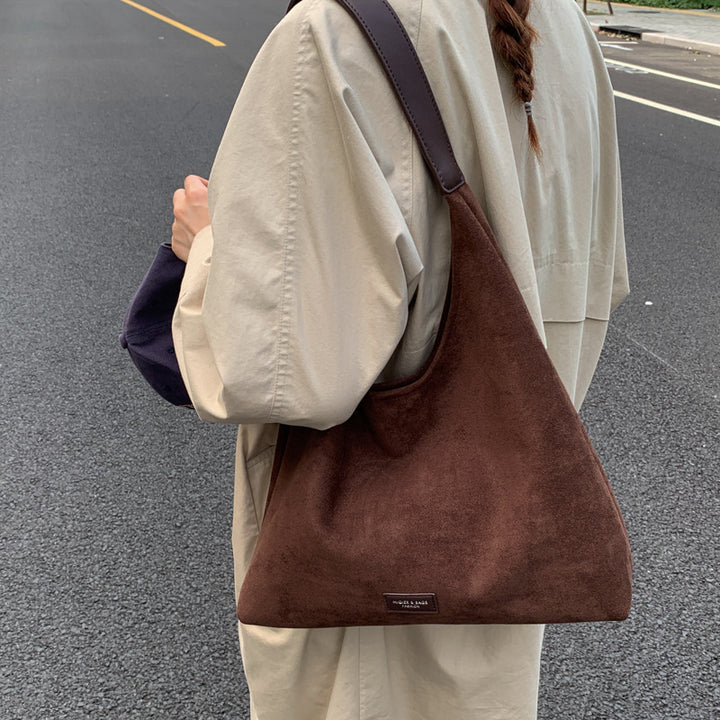 Premium Wildleder Slouchy Tote Bag Karnz