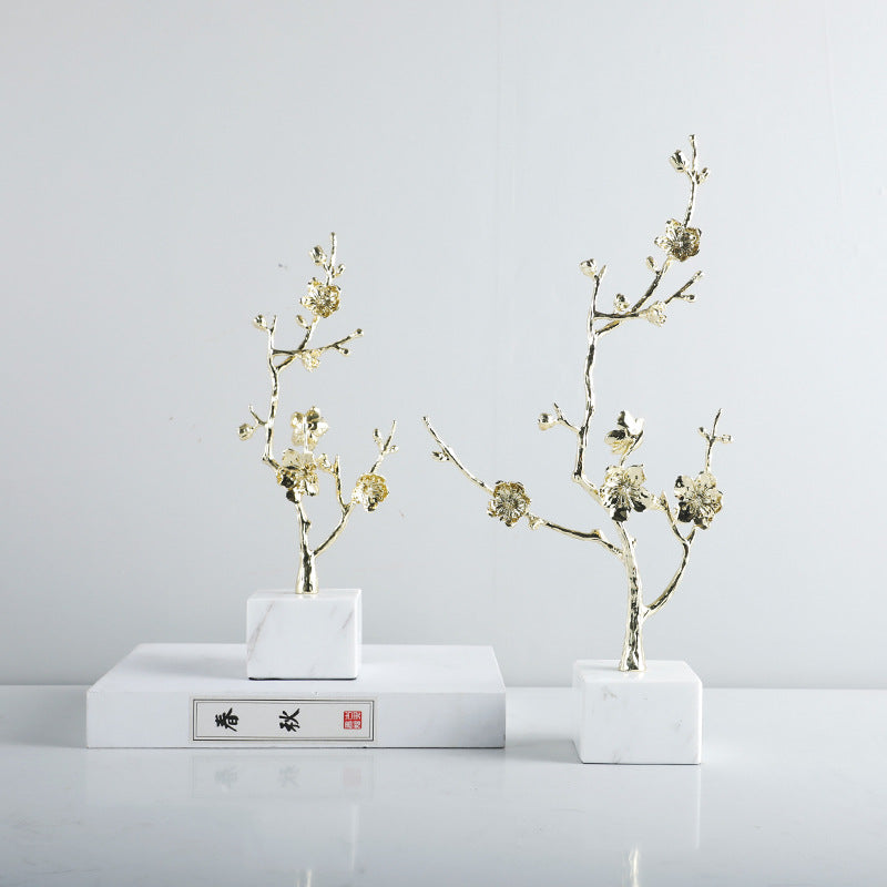 Elegante florale dekorative Skulptur