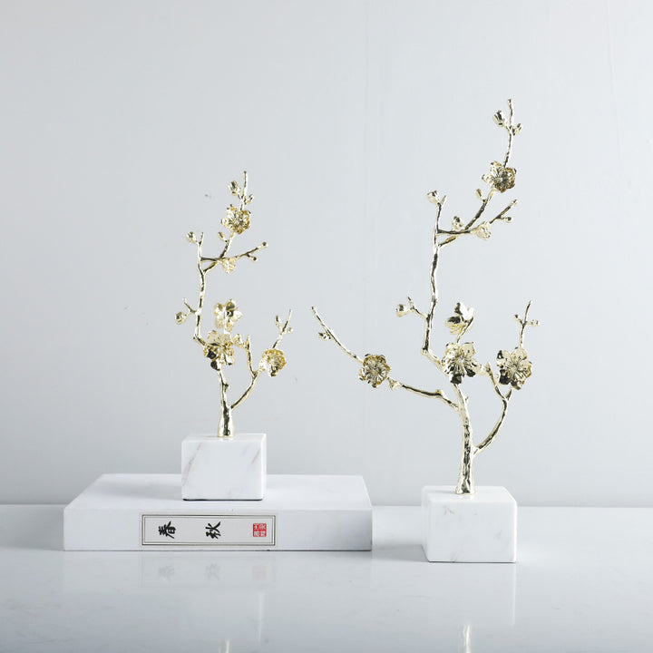 Elegante florale dekorative Skulptur