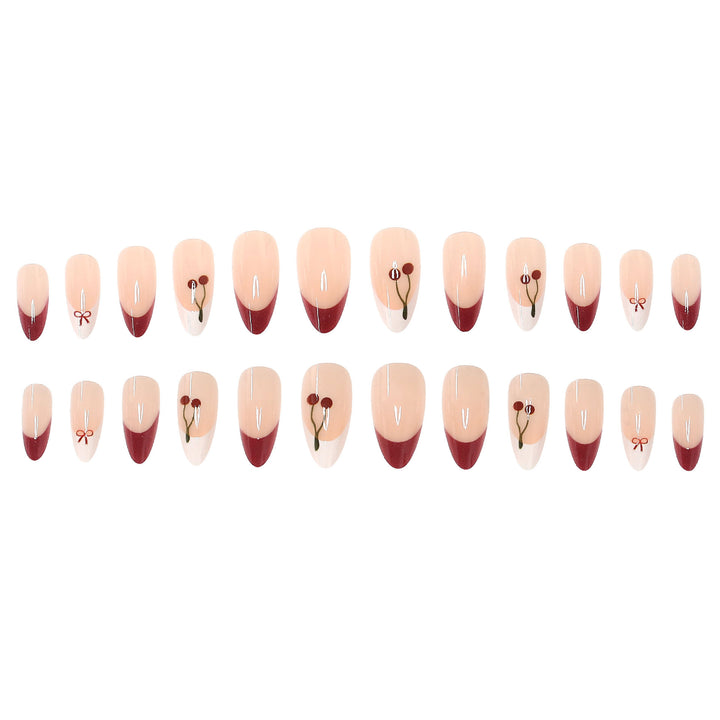 Blumenakzent Press-On Nail Art Design