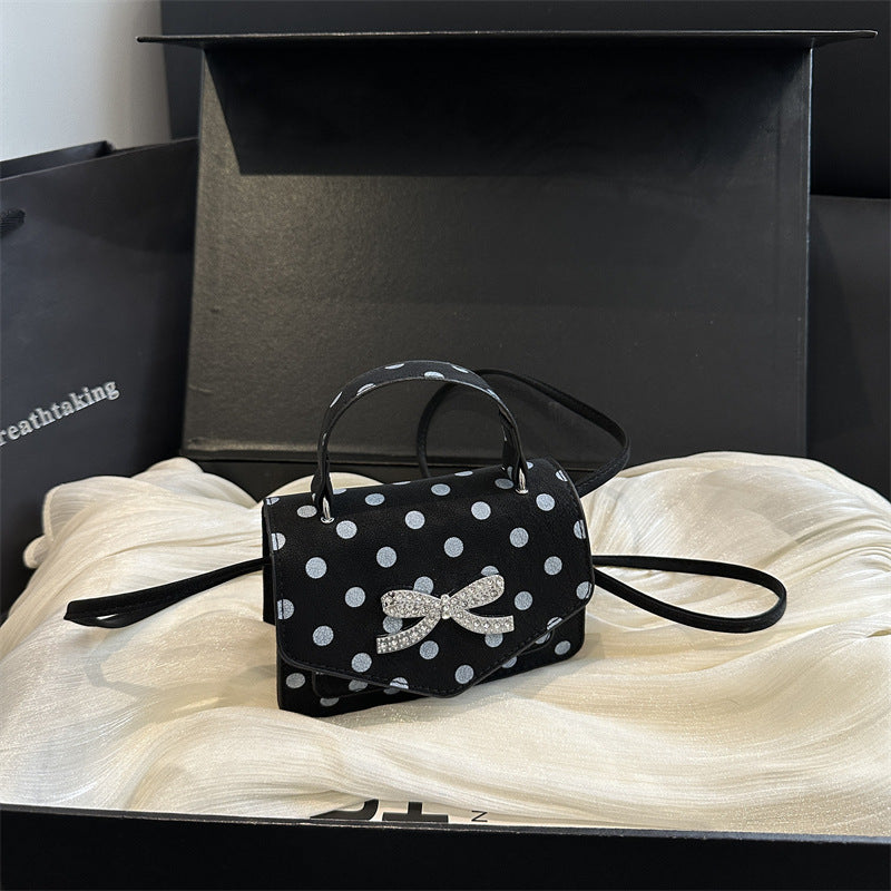 WoElegant Polka Dot Handtasche Karnz