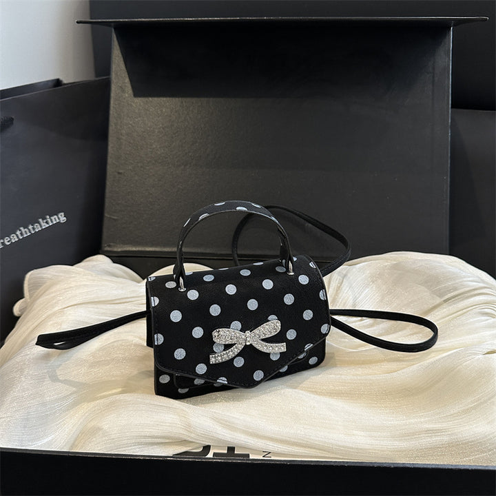 WoElegant Polka Dot Handtasche Karnz