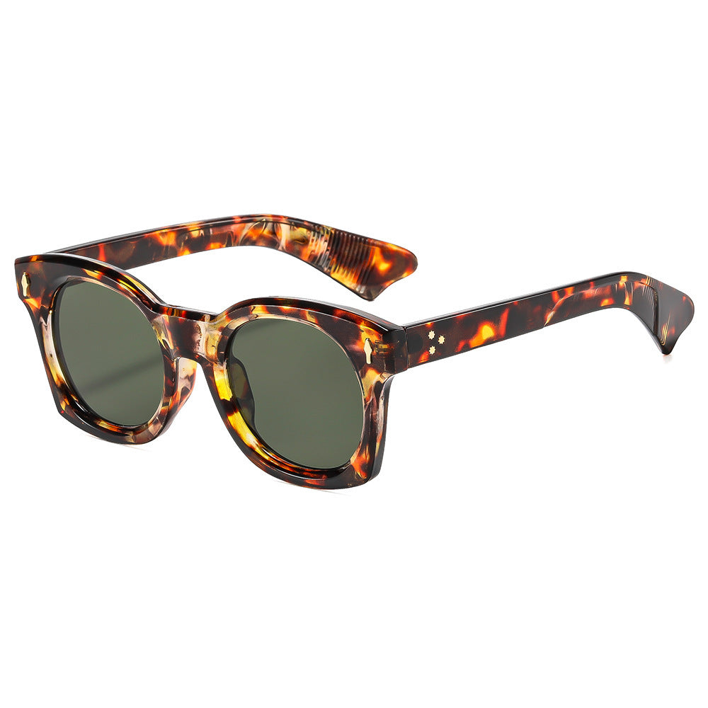 Vintage-inspirierte Bold-Frame-Sonnenbrille Karnz