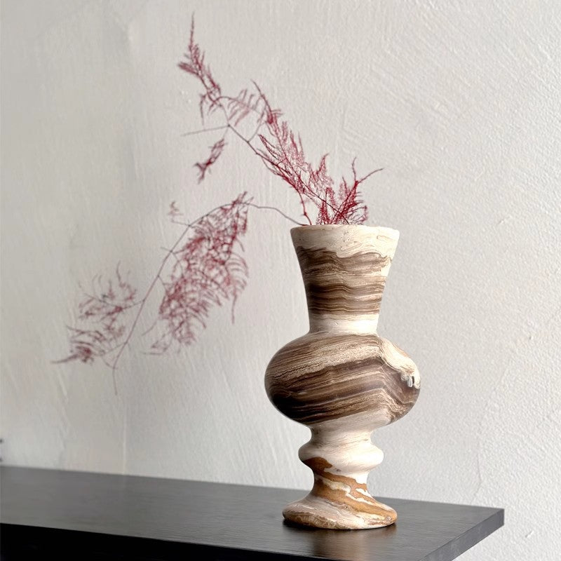 Elegante dekorative Marmorvase