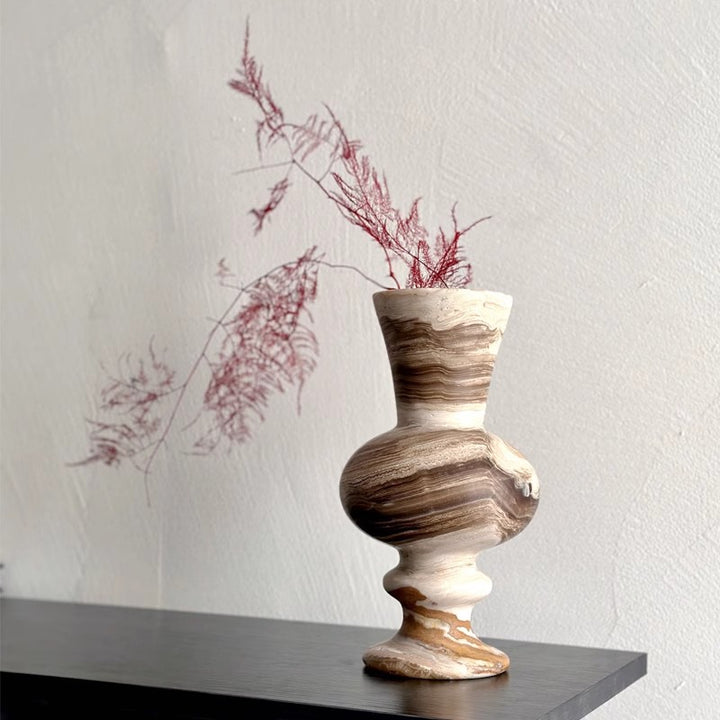 Elegante dekorative Marmorvase