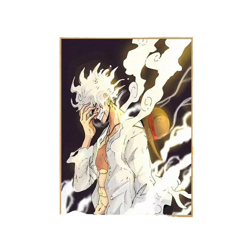 Anime-inspirierter Charakter Kunstdruck Karnz
