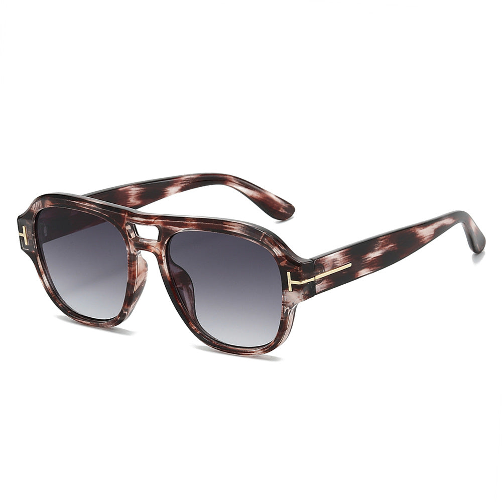 Modebewusste quadratische Sonnenbrille Karnz