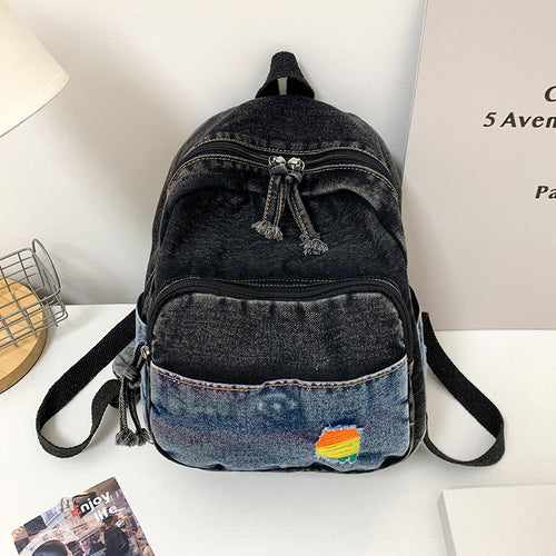 Lässiger Denim-Rucksack