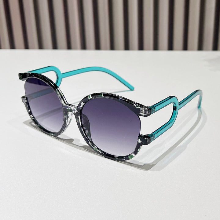 Avant-Garde Zirkuläre Rahmen Sonnenbrille Karnz