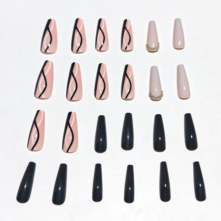 Elegante Stiletto-Nagelkunstverlängerungen Karnz