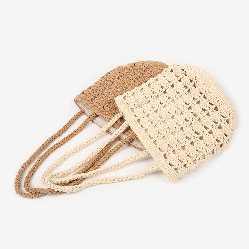 Damen Handgearbeitete Makramee Tasche mit doppeltem Innenfutter Karnz