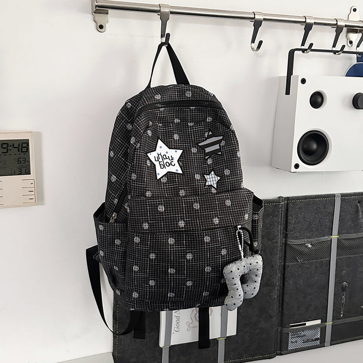 Polka-Dots-Musterer Casual Rucksack Karnz