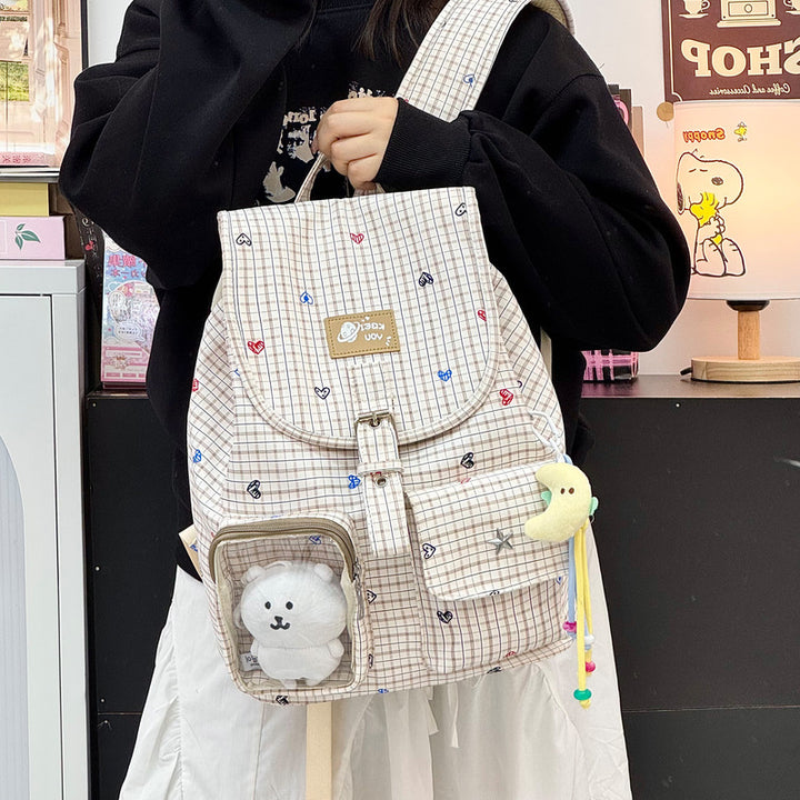 Herz-gedruckter Freizeit-Rucksack Karnz