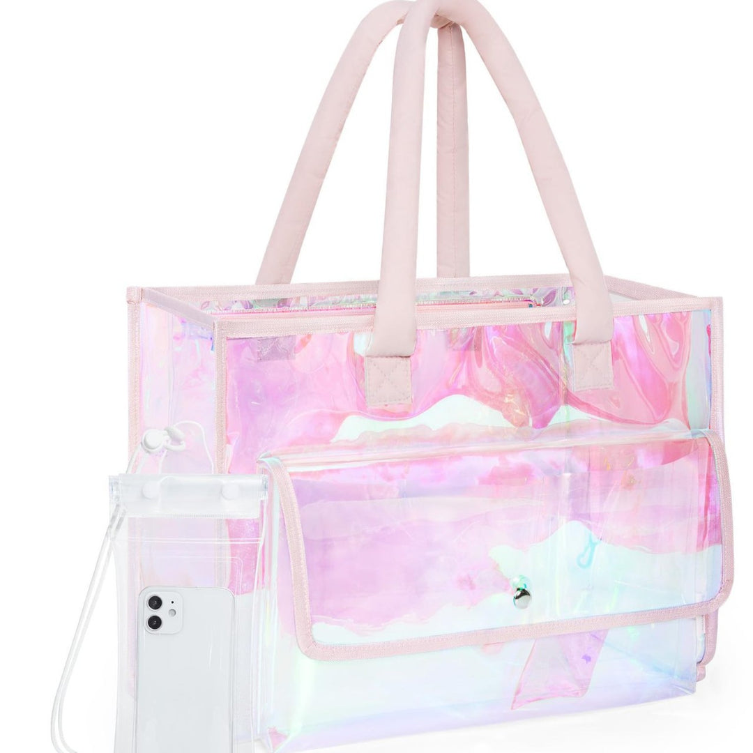 Damen durchsichtige Trendtasche Karnz