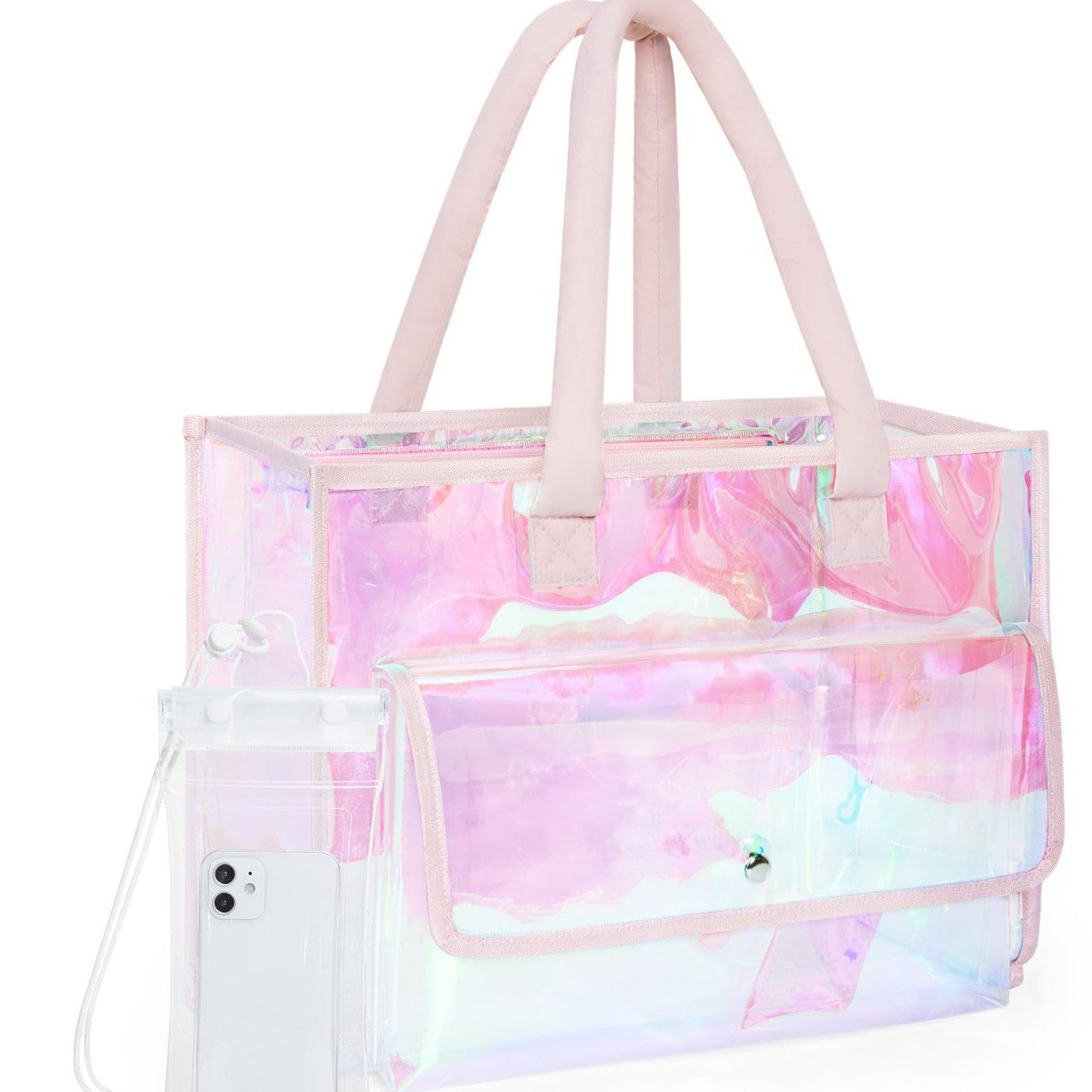 Damen durchsichtige Trendtasche Karnz