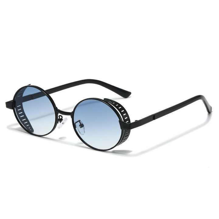 Ultra-moderne runde Rahmen Sonnenbrille Karnz