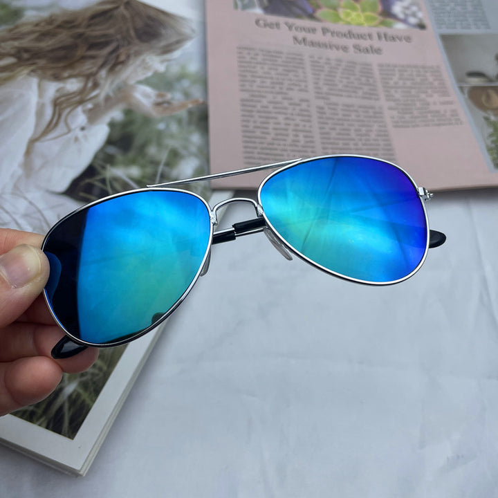 Vintage-inspirierte Pilotenbrille Karnz