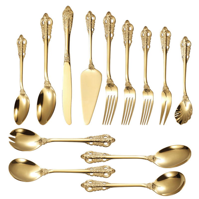 Elegante Fischgabel mit Kunstvollem Griffdesign Karnz