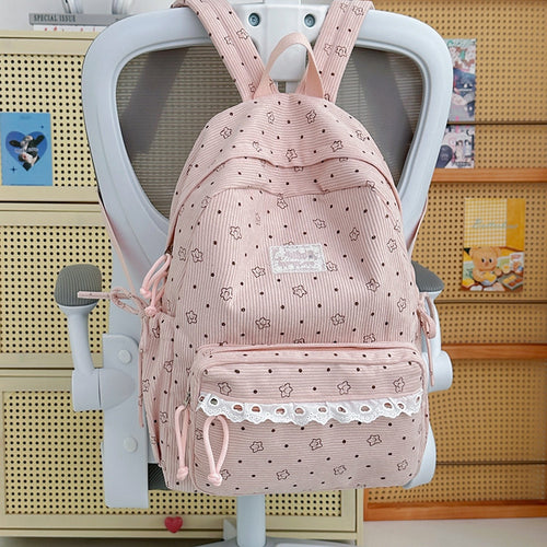 Süßer Floralprint-Rucksack