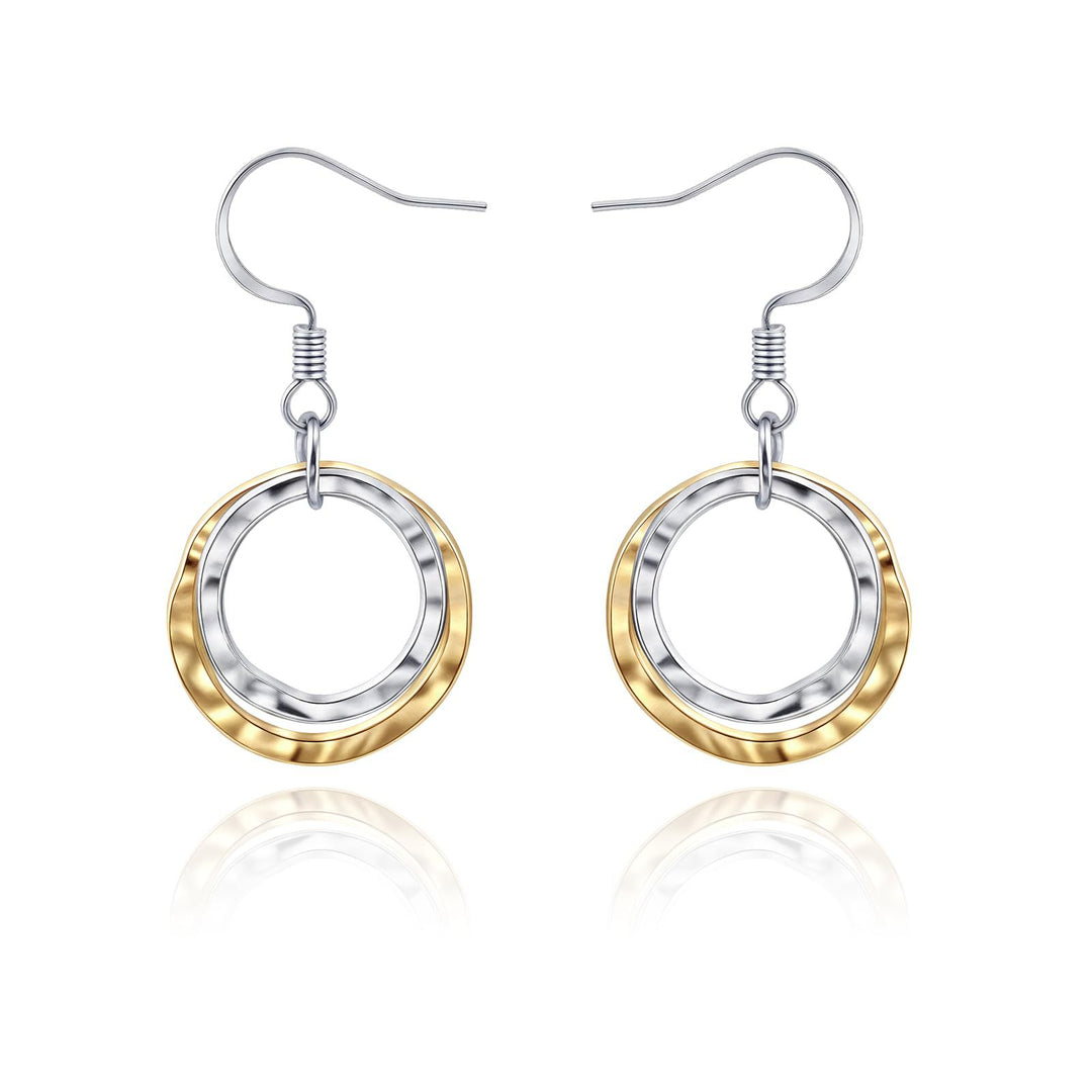 Elegante Spiral Drop Ohrringe Karnz