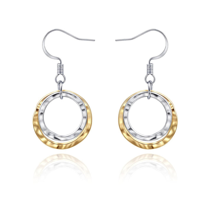 Elegante Spiral Drop Ohrringe Karnz