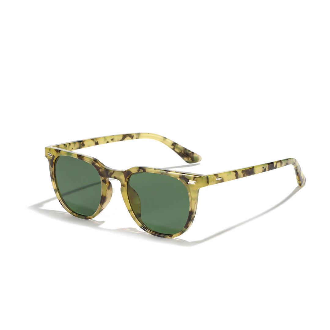 Damen Designer-Sonnenbrille mit einzigartigem Muster und polarisierten Gläsern Karnz