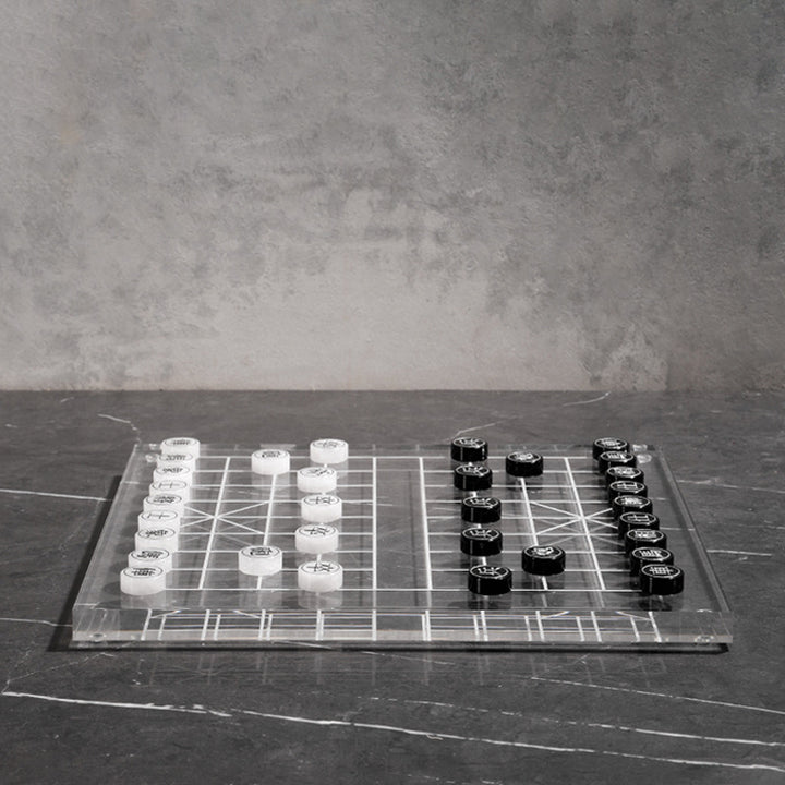 Modern Transparent Brettspielset