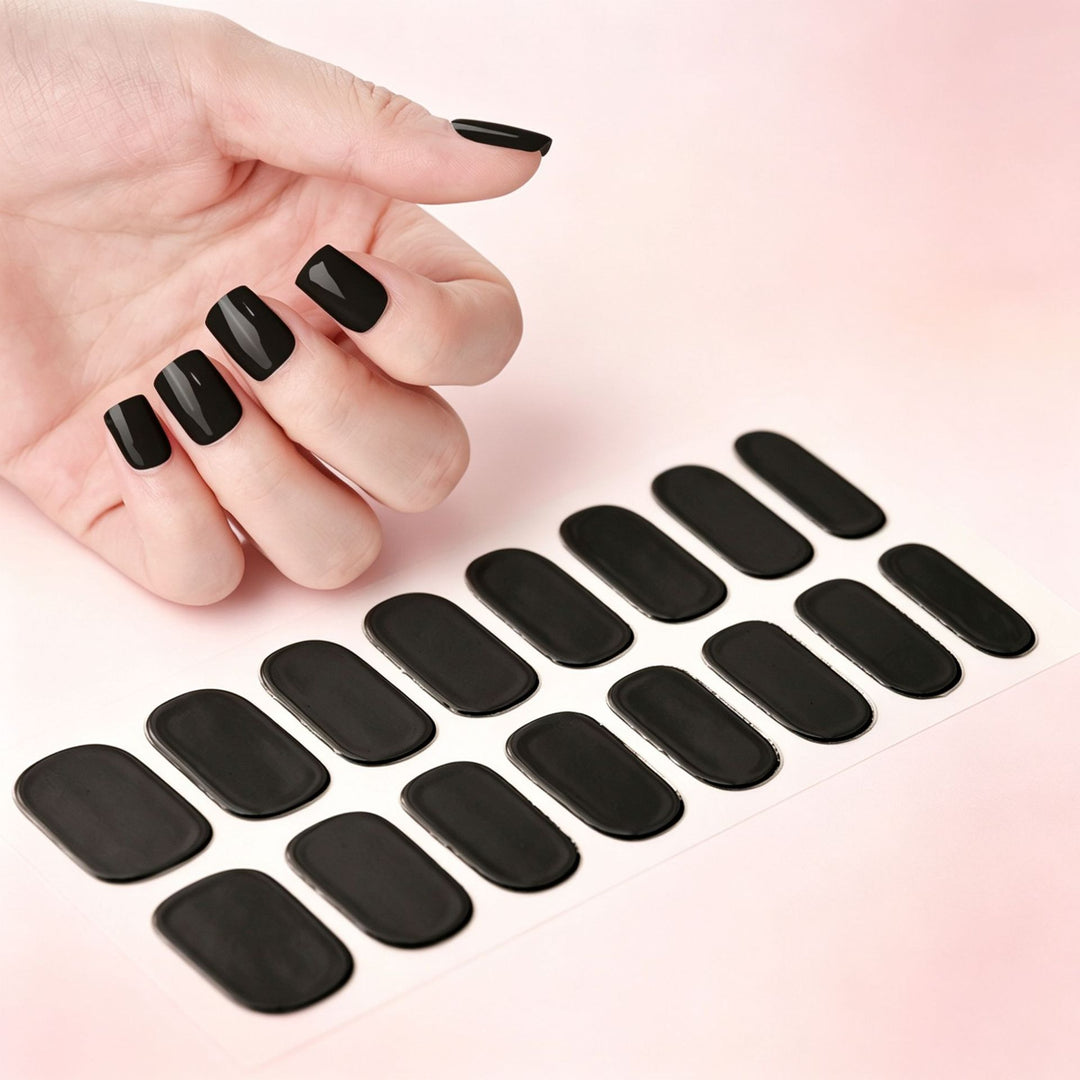 Premium Glänzendes Press-On-Nagel-Set
