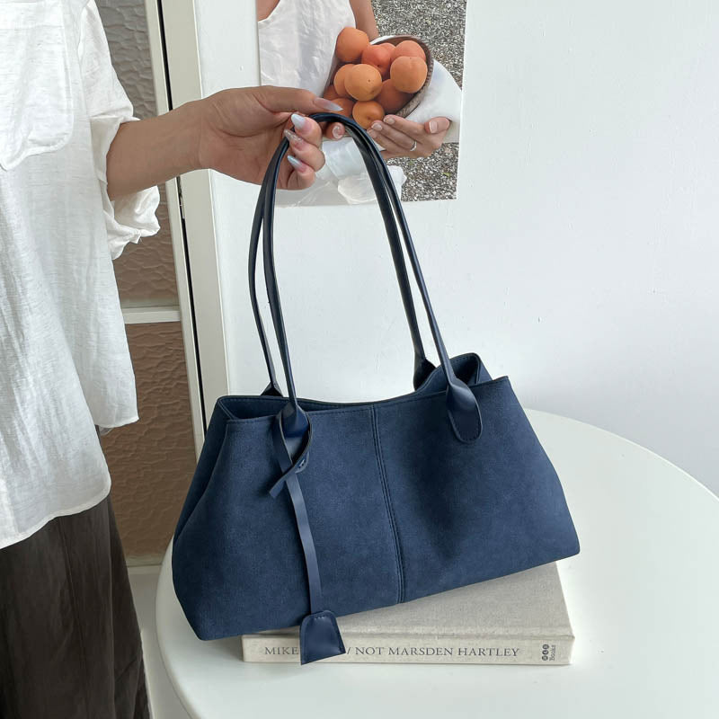 Stilvolle Kunstwildleder-Handtasche