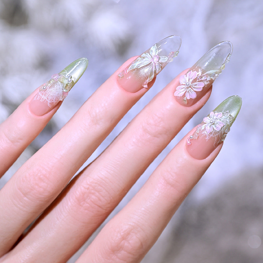 Iridescent Butterfly Nail Art Aufkleber
