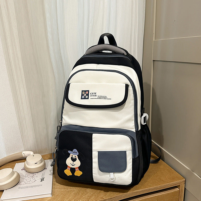Stylischer Mehrfach-Taschen Schulrucksack