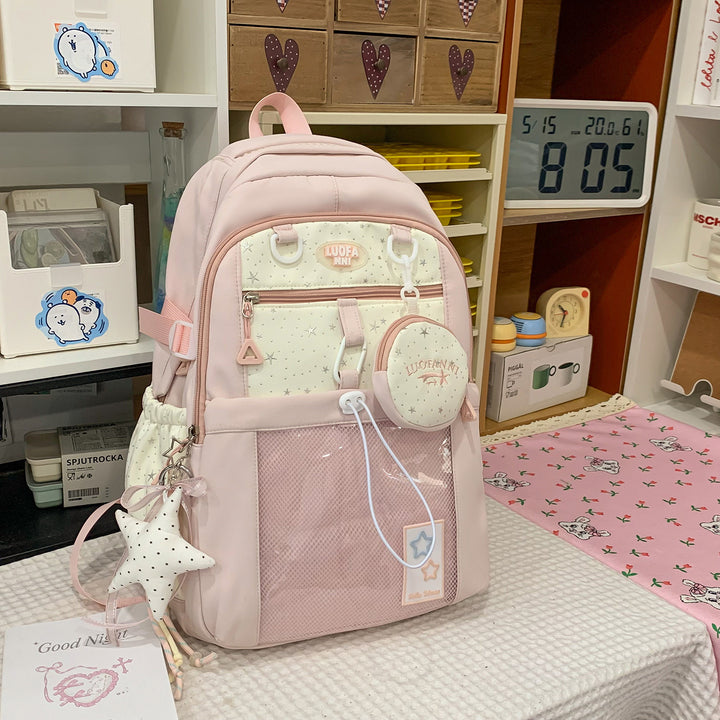 Stylischer Multifunktions-Rucksack mit gepolsterten Gurten Karnz