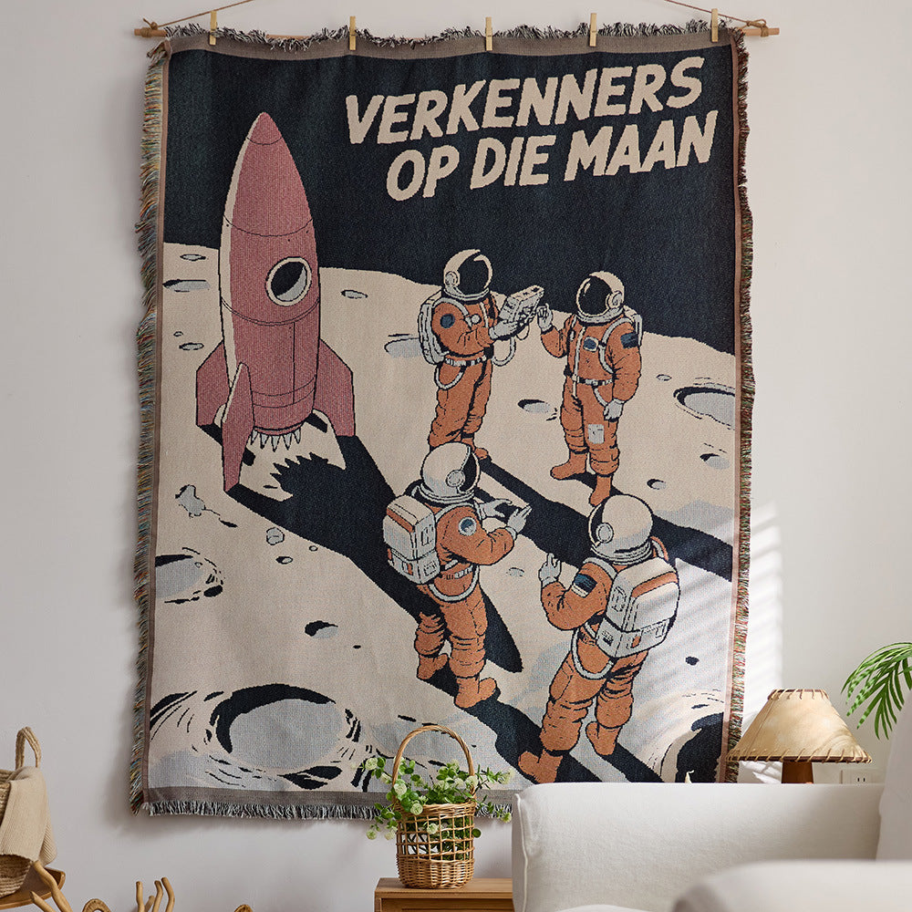 Künstlerische Raum-Themen-Wurfdecke