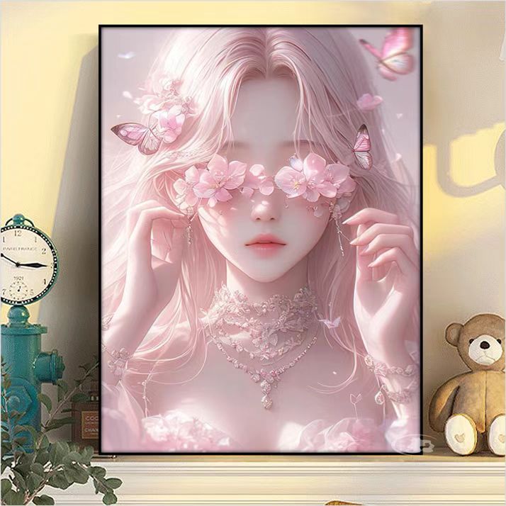 Ethereal Floral Fantasy Art Print Karnz